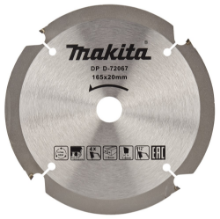 Afbeeldingen van Makita Zaagb PCD 165x20x1,8 4T 12g D-72067