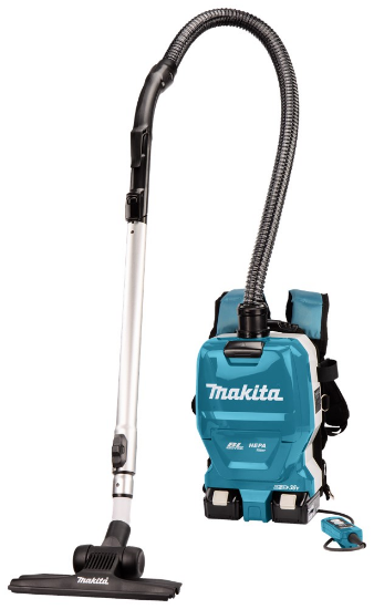 Afbeeldingen van Makita 2x18 V Rugstofzuiger voor schoonmaak DVC261TX22