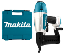 Afbeeldingen van Makita nietmachine AT638A - 8 bar 18Ga - inclusief olie & veiligheidsbril in koffer 