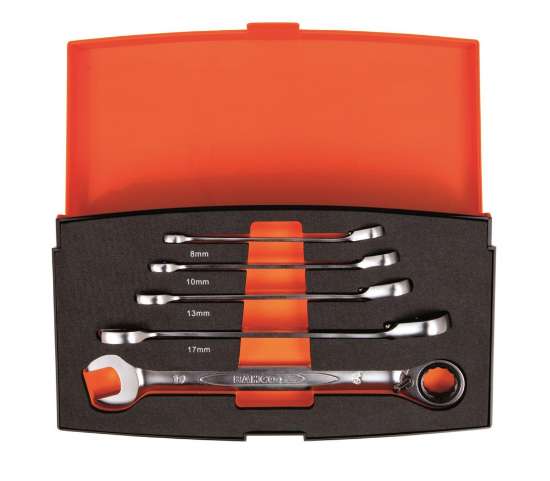 Afbeeldingen van Bahco ringratelsleutel set 8-19mm (1RM/S5)