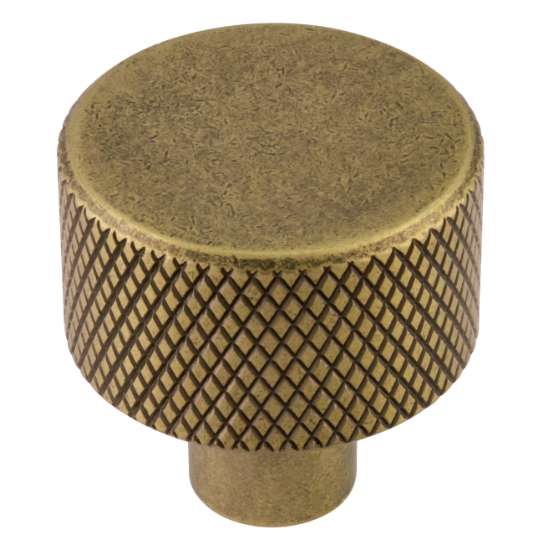 Afbeeldingen van Siro Meubelknop metaal - L 24mm/H 25mm/B 24mm vintage goud 