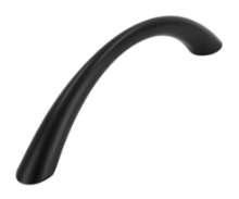 Afbeeldingen van Siro Meubelgreep metaal - boorafstand 96mm/L 113mm/H 27mm/B 11mm - mat zwart 