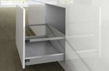 Afbeeldingen van Frontlade Set met Reling H282/94 L270 Zilver