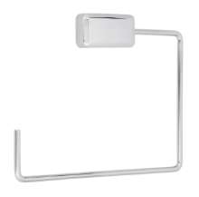 Afbeeldingen van Siro Handdoekhouder metaal - boorafstand 16mm/L 164mm/H 17mm/B 200mm chroom glanzend 
