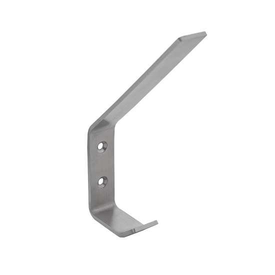 Afbeeldingen van INTERSTEEL Kapstokhaak gebogen rvs geborsteld 135 mm 6950