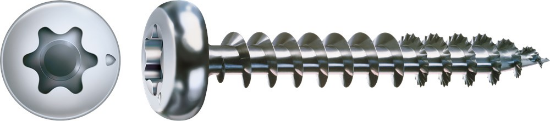 Afbeeldingen van Spax spaanplaatschroef - T10 ck 3x12mm T10 - cilinderkop elektrolytisch verzinkt