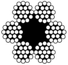 Afbeeldingen van Dulimex staalkabel 6x19+1TWK verzinkt