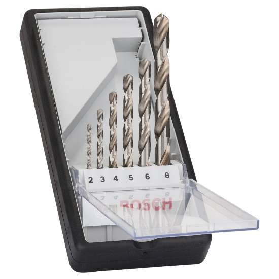 Afbeeldingen van Bosch 6-delige Robust Line metaalborenset HSS-G, 135°
