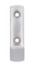 Afbeeldingen van Siro Kapstokhaak metaal - boorafstand 32mm/L 70mm/H 46mm/B 18mm - chroom mat 
