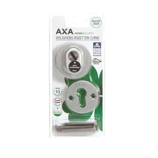 Afbeeldingen van AXA Veiligheidsrozetten Curve Plus rond anti-kerntrek