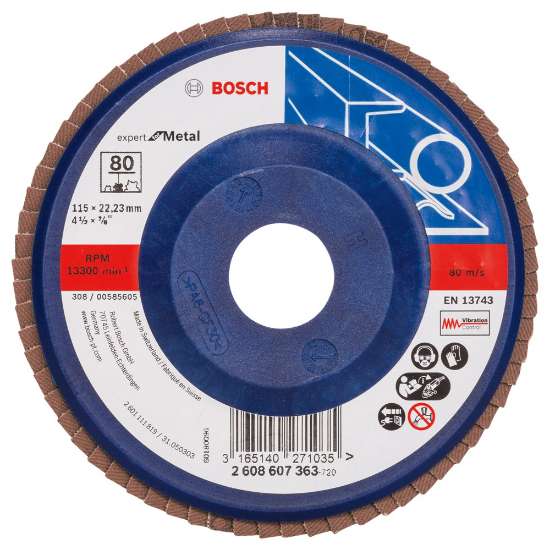 Afbeeldingen van Bosch Lamellenschuurschijf X551, Expert for Metal