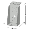 Afbeeldingen van GB balkdrager GBS-LL - 75x150x1,5mm - sendzimir verzinkt