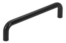 Afbeeldingen van Siro Meubelgreep kunststof - boorafstand 128mm/L 138mm/H 34mm/B 10mm zwart 