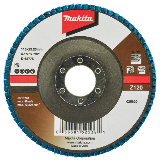 Afbeeldingen van Makita Lamellenschijf D-63775 - Ø115mm - Z120 