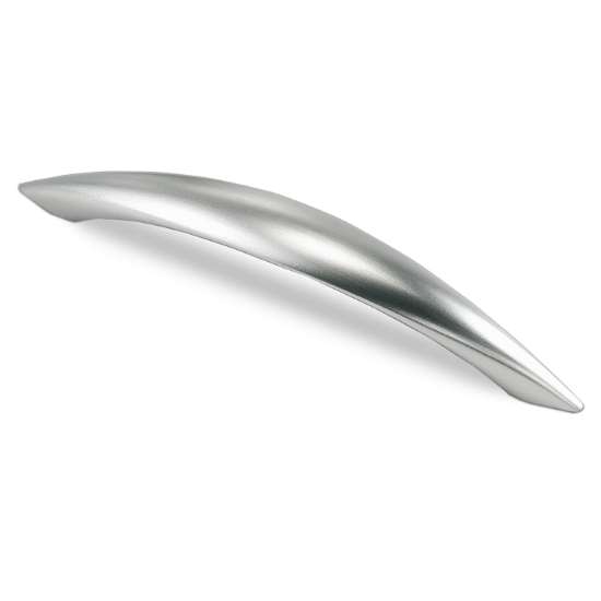 Afbeeldingen van Hettich Greep Carvo, boorafstand 128, L 158 mm, B 19 mm, H 30 mm, roestvrij staal finish geborsteld