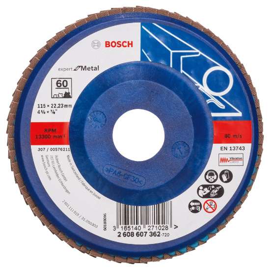 Afbeeldingen van Bosch Lamellenschuurschijf X551, Expert for Metal