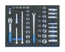 Afbeeldingen van GEDORE Dopsleutel-set 3/8" in 2/4 chekc-tool module 2005 CT2-D 30