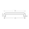 Afbeeldingen van INTERSTEEL Deurgreep 220 mm U-vorm rvs geborsteld 4332