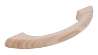 Afbeeldingen van Siro Meubelgreep hout - boorafstand 96mm/L 133mm/H 29mm/B 13mm essen 