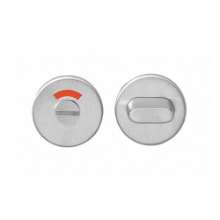 Afbeeldingen van INTERSTEEL WC-sluiting 7mm rond plat verdekt RVS 3413