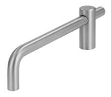 Afbeeldingen van Siro Meubelgreep metaal - boorafstand 96mm/L 119mm/H 32mm/B 12mm - RVS 