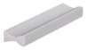 Afbeeldingen van Siro Meubelgreep metaal - boorafstand 64mm/L 84mm/H 20mm/B 9mm mat aluminium 