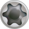 Afbeeldingen van Spax-D vlonderschroef - Ø5x80mm T25 - cilinderkop RVS