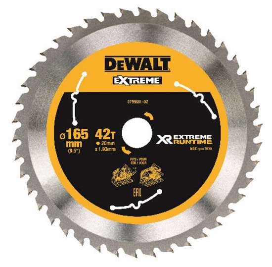 Afbeeldingen van DeWALT Cirkelzaagblad DT99561