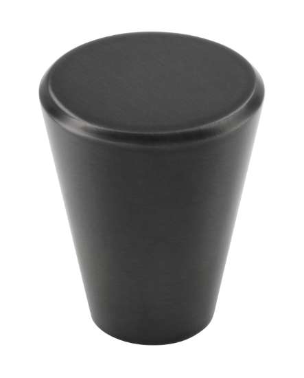 Afbeeldingen van Siro Meubelknop metaal - L 24mm/H 29mm/B 24mm - grafiet zwart donker 