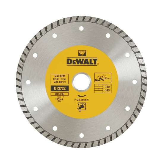 Afbeeldingen van DeWALT Diamant zaagblad droog DT3722