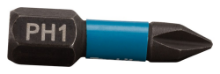 Afbeeldingen van Makita Slagschroefbit X Impact Black - PH1x25mm
