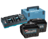 Afbeeldingen van Makita accu laadsysteem startset DC40RB - 2x8,0Ah accu - met duo snellader in Mbox 