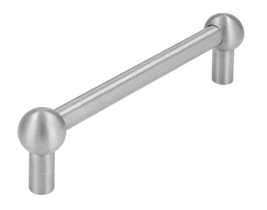 Afbeeldingen van Siro Meubelgreep metaal - boorafstand 96mm/L 111mm/H 28mm/B 15mm RVS 