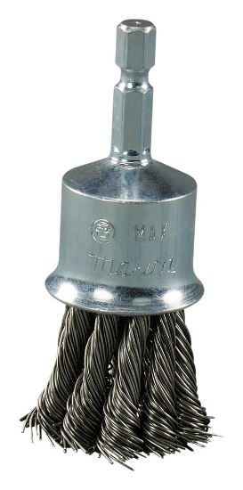 Afbeeldingen van Makita Penseelborstel 1/4"x24mm RVS D-76750
