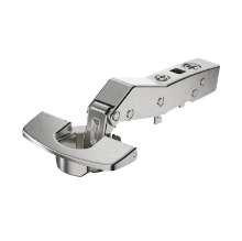Afbeeldingen van Hettich Sensys hoekscharnier W30 veerloos (Sensys 8669 W30), vernikkeld, opliggend, openingshoek 95°, THS-boorbeeld 52 x 5,5 mm, 48 x 6 mm, Snelmontage Fix (ø 10 x 6)