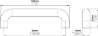Afbeeldingen van Siro Meubelgreep hout - boorafstand 96mm/L 108mm/H 30mm/B 13mm grenen 