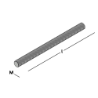 Afbeeldingen van GB draadeind - M16x215mm - 4.8 blank 