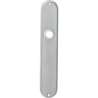 Afbeeldingen van Langschild ovaal 220x41mm RVS