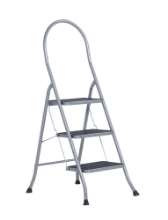 Afbeeldingen van Altrex Huishoudtrap Cromato Silver - 3 treden 