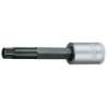 Afbeeldingen van Dopsleutel-schroevendraaier 3/8" tbv binnentwaalfkant-schroeven XZN, lang