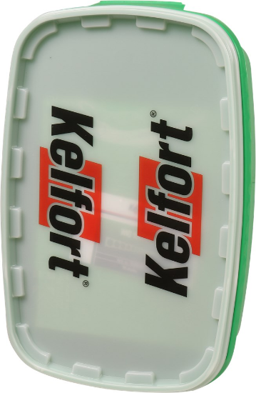 Afbeeldingen van Kelfort Stelwig - 150x45x25mm - groen kunststof in doos á 16 stuks 