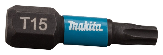 Afbeeldingen van Makita Slagschroefbit X Impact Black - T15x25mm
