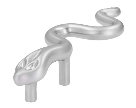 Afbeeldingen van Siro Meubelgreep metaal - boorafstand 32mm/L 125mm/H 29mm/B 39mm - chroom mat 