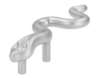 Afbeeldingen van Siro Meubelgreep metaal - boorafstand 32mm/L 125mm/H 29mm/B 39mm - chroom mat 