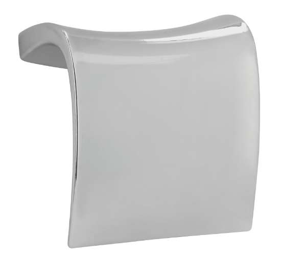 Afbeeldingen van Siro Meubelgreep metaal - boorafstand 64mm/L 72mm/H 31mm/B 72mm chroom glanzend 