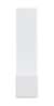 Afbeeldingen van Siro Kapstokhaak metaal - boorafstand 32mm/L 61mm/H 40mm/B 15mm wit 