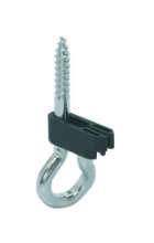 Afbeeldingen van GB Veiligheids schommelhaak houtdraad HT10,6mm 130x22mm Ø10,6mm Elektrolytisch Verzinkt 