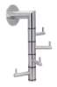 Afbeeldingen van Siro hakenrek klein metaal - boorafstand 46mm/L 210mm/H 123mm/B 60mm RVS 