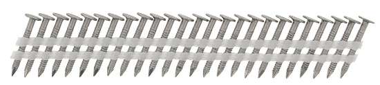 Afbeeldingen van Haubold haften op strip - RB Ø2.5x25mm - draad ring RVS A2 3000 stuks in doos