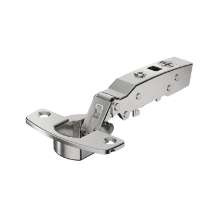 Afbeeldingen van Hettich Sensys 110°-scharnier met geïntegreerde demping (Sensys 8645i), vernikkeld, opliggend, openingshoek 110°, TH-boorbeeld 52 x 5,5 mm, voor schroefbevestiging (-)